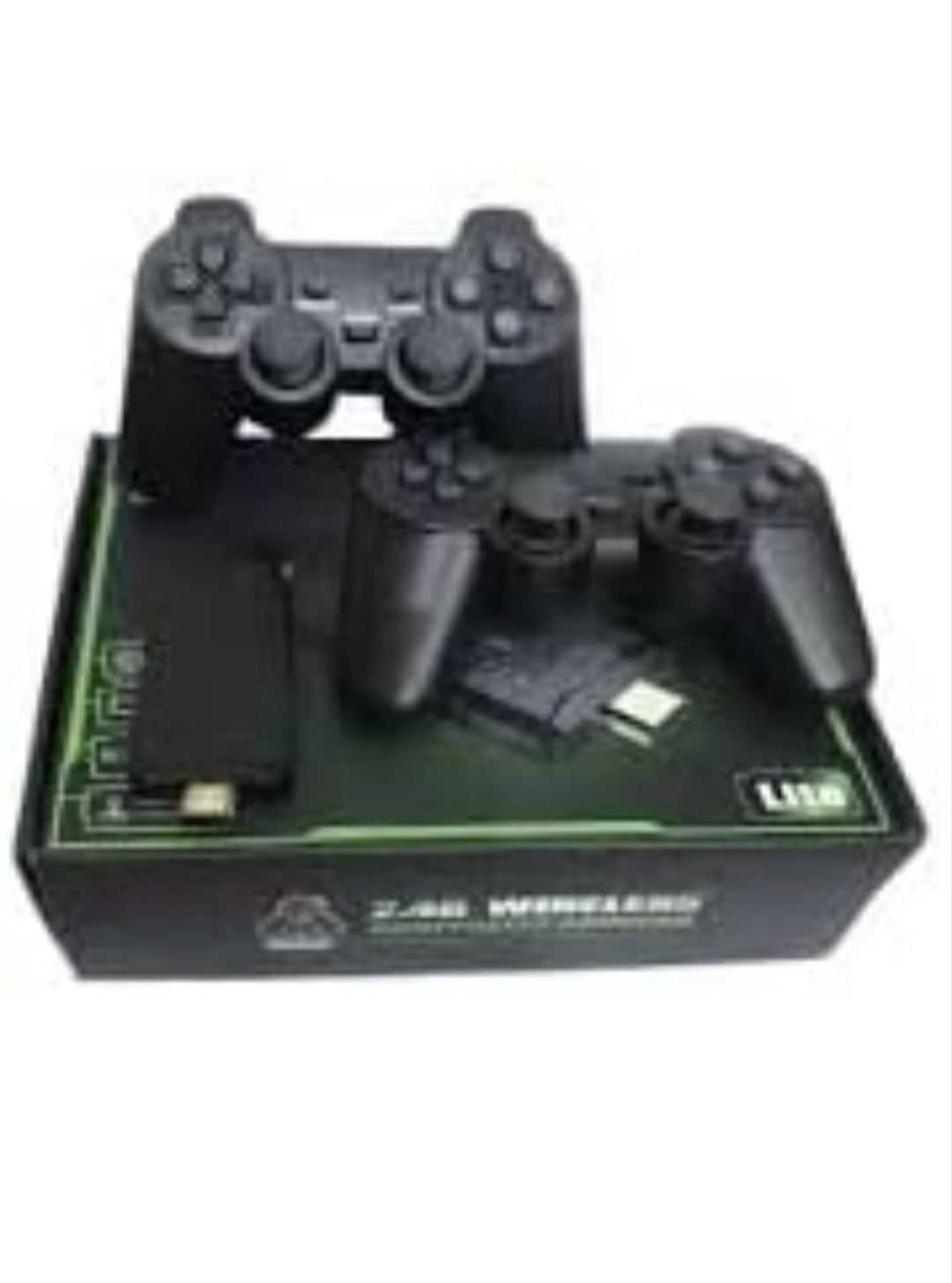 
4K Game Stick Lite – Wireless Retro Game Console with Dual Controllers
