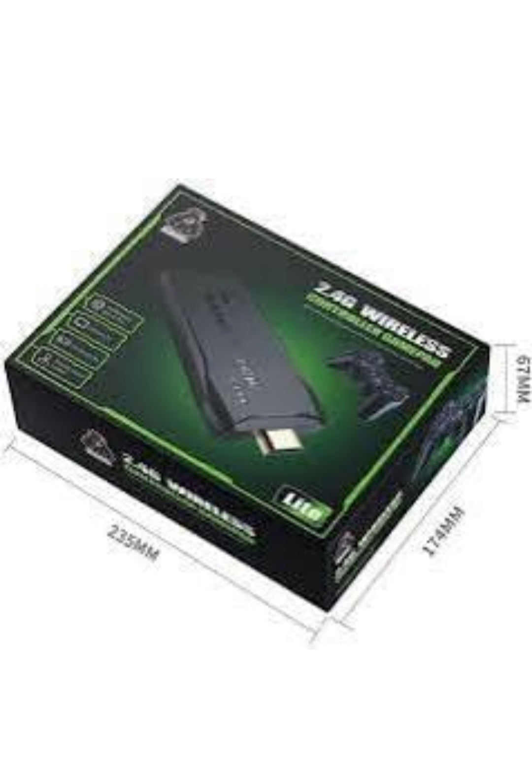 
4K Game Stick Lite – Wireless Retro Game Console with Dual Controllers