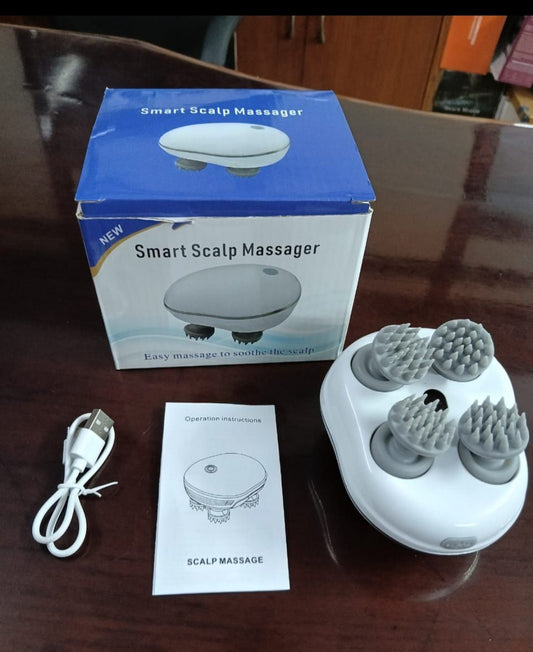 Smart Scalp Massager - Electric Head Massager for Relaxation and Stress Relief