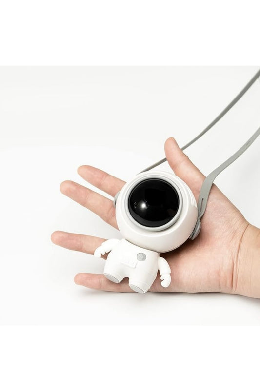 Mini Astronaut Portable Fan – Cute & Compact Neck Hanging Cooler