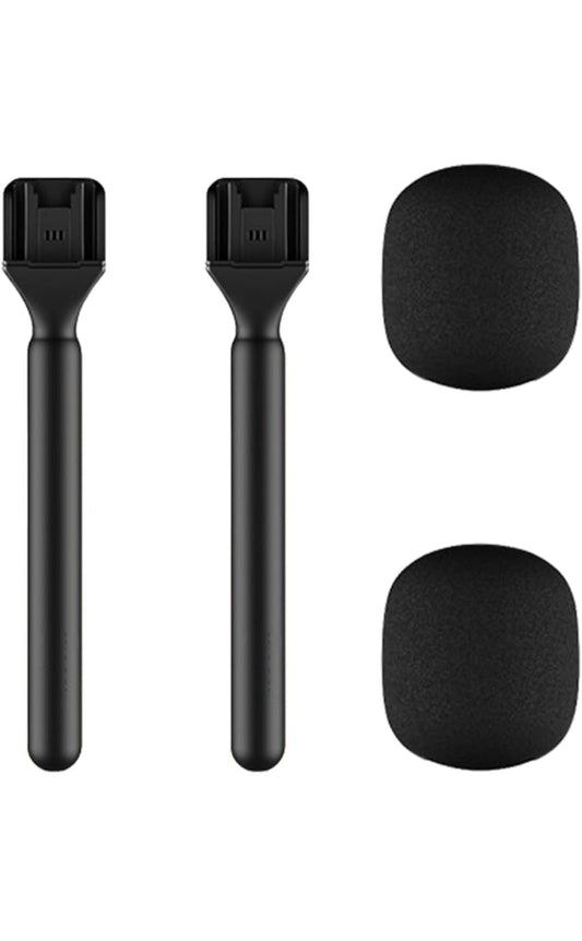 Product Title: Dual Wireless Handheld Microphone Holder Kit with Windshields – 2-Pack